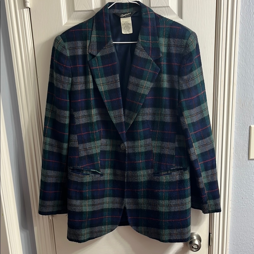 Vintage Plaid Jacket